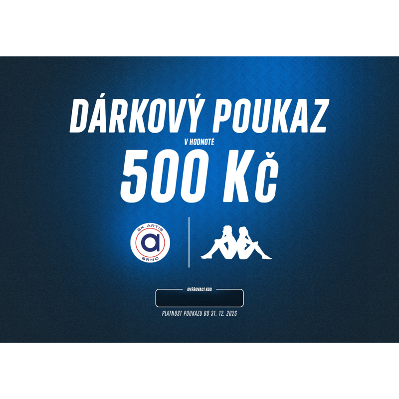 Dárkový poukaz ARTIS v hodnotě 500 Kč